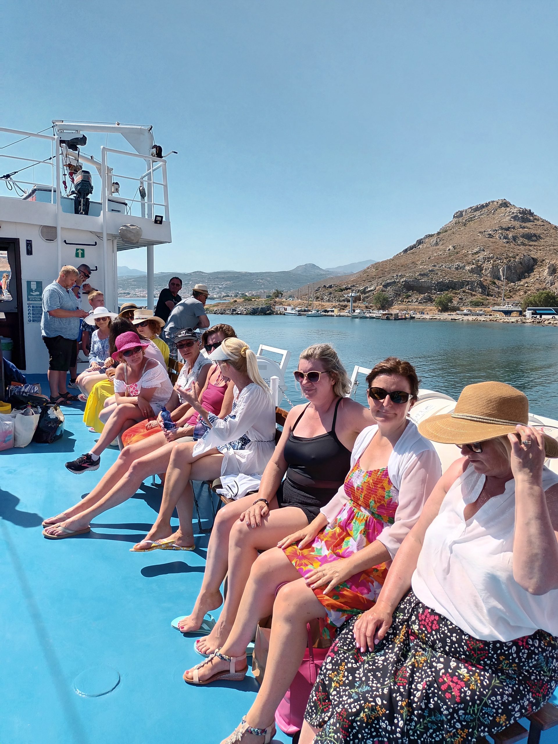 On the boat to Balos