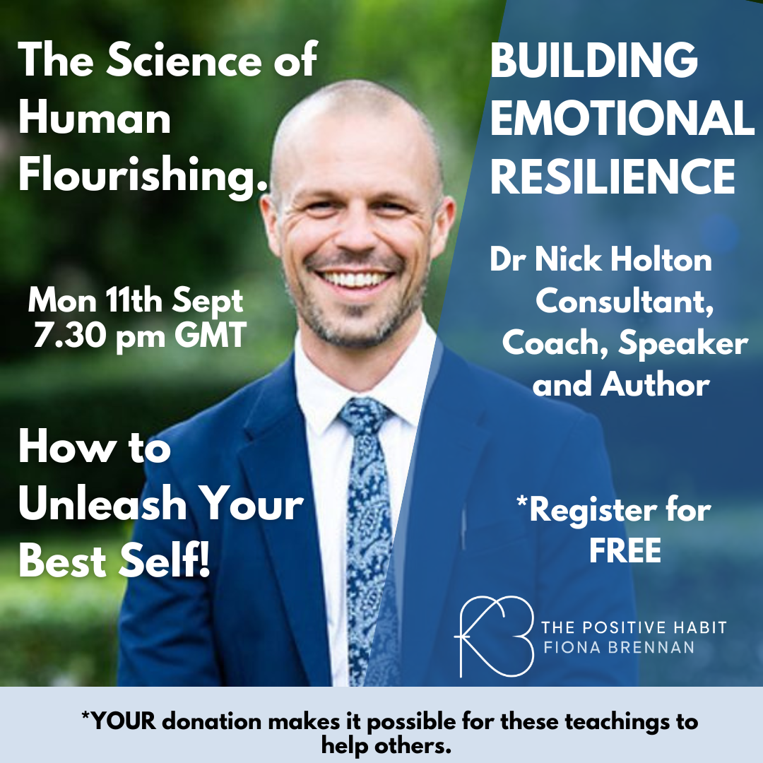 Dr. Nick Holton appearing on Building Emotional Resilience Webinar Series
