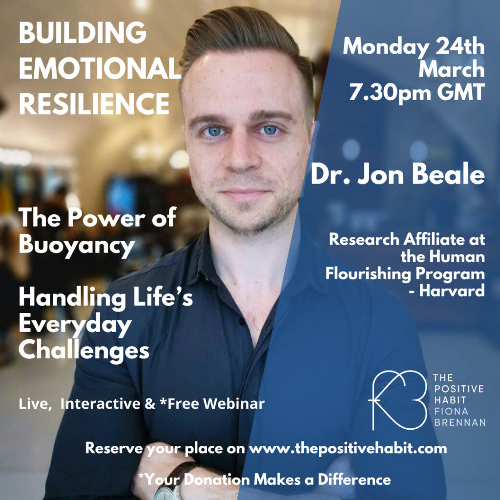 Sarah Keogh on Building Emotional Resilience webinar